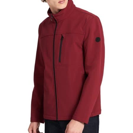 【Calvin Klein】2018男時尚立領拉鍊紅色防風防水夾克【預購】