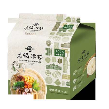 【老鍋米粉】健康蔬食風味湯米粉 60G*4入