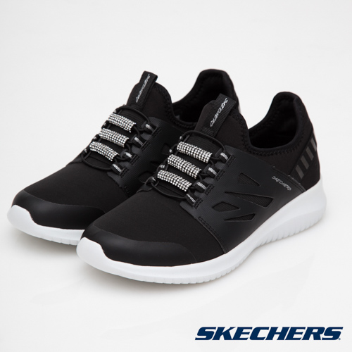 SKECHERS (女) 時尚休閒系列 ULTRA FLEX - 12916BKW