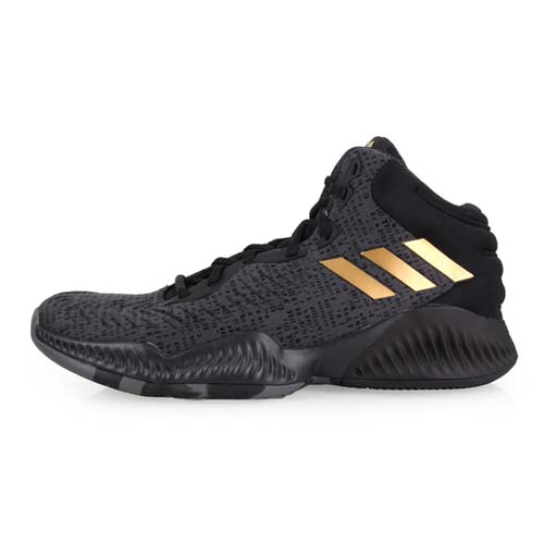 (男) ADIDAS MAD BOUNCE 2018 籃球鞋-愛迪達 籃球 高筒 黑灰金