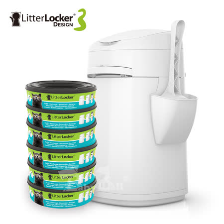 LitterLocker® Design
貓咪鎖便桶+塑膠袋匣6入