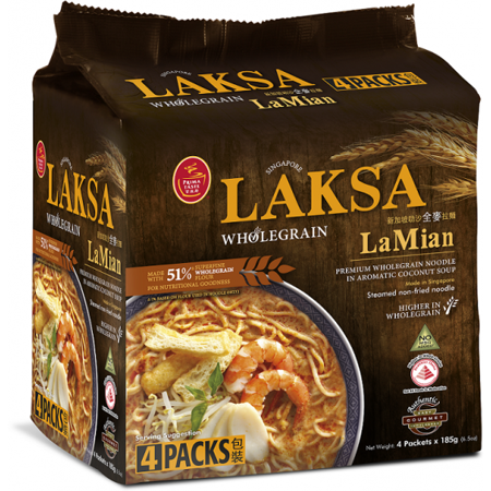【百勝廚】新加坡全麥叻沙拉麵185g*4