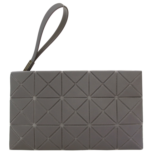ISSEY MIYAKE三宅一生BAOBAO LUCENT NUBUCK3x5霧面質感手掛包(深灰)