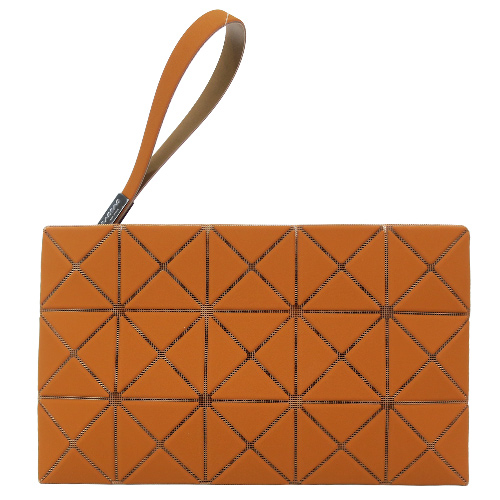 ISSEY MIYAKE三宅一生BAOBAO LUCENT NUBUCK3x5霧面質感手掛包(駝黃)