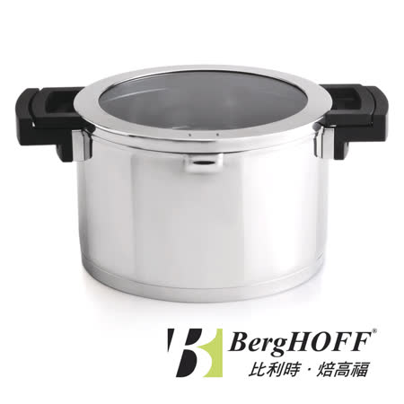 比利時BergHOFF
時尚玻璃雙耳湯鍋24CM