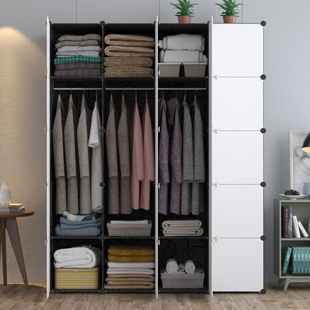 【Mr.Box】20格20門3掛衣櫥收納櫃/整理收納組合櫃