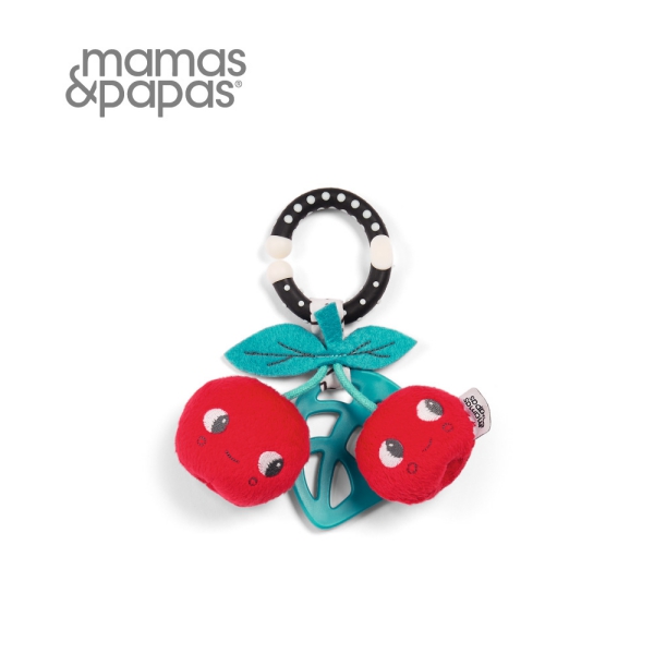 【Mamas & Papas】櫻桃紅通通(搖鈴吊飾玩偶)