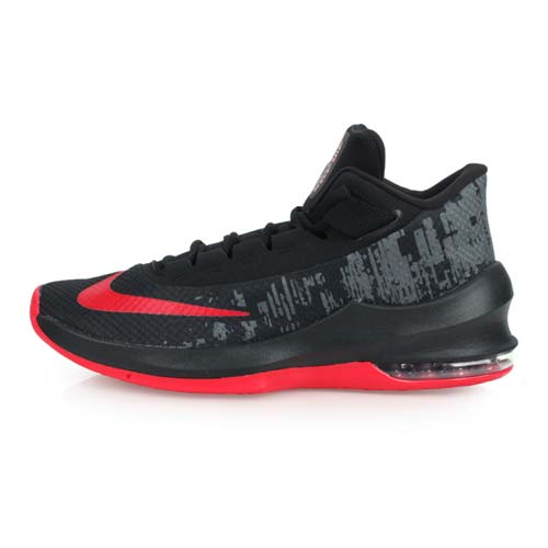 (男) NIKE AIR MAX INFURIATE 2 MID EP 籃球鞋-籃球 黑灰紅