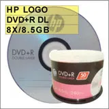 惠普 HP LOGO DVD+R DL 8X 8.5GB 空白燒錄片 50片