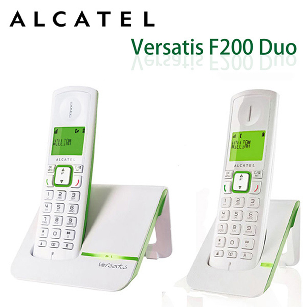 ALCATEL阿爾卡特 無線電話子母機 Versatis F200Duo 粉色