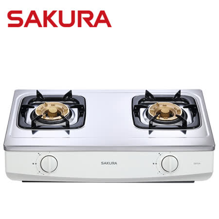 櫻花 兩口檯面式
安全瓦斯爐 G615AS