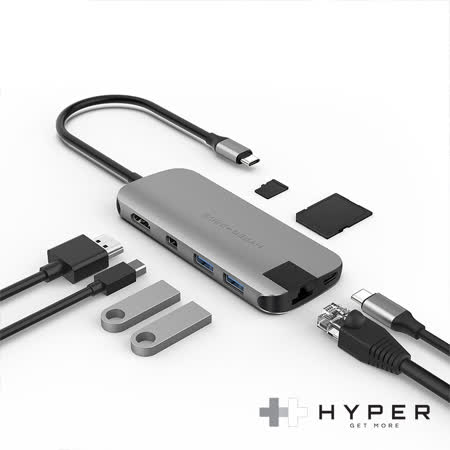 HyperDrive 8 in 1 
USB-C Hub
