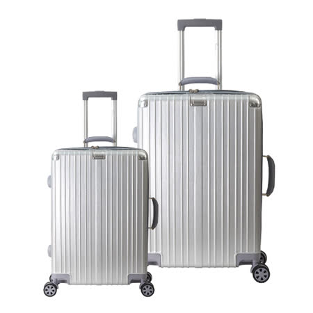 DF travel - 升級版20+28吋描繪足跡環遊全球硬殼紋行李箱-共5色