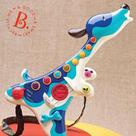 【美國B.Toys感統玩具】獵犬小吉他(含背帶)