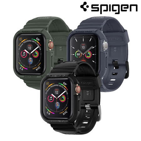 SGP / Spigen Apple Watch Series 7/SE/6/5/4共用 (44mm) Rugged Armor Pro-防摔保護殼專業版