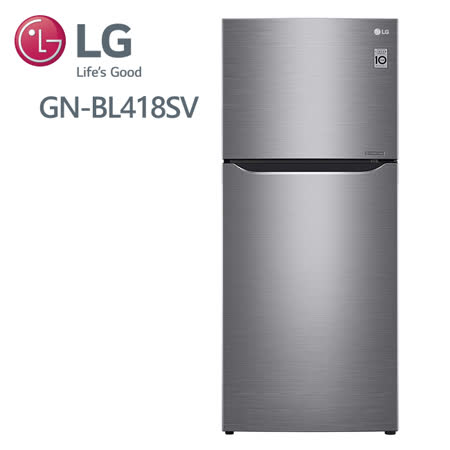 【LG樂金】393公升 直驅變頻上下門冰箱 / 星辰銀 (GN-BL418SV) 含基本安裝-送好禮