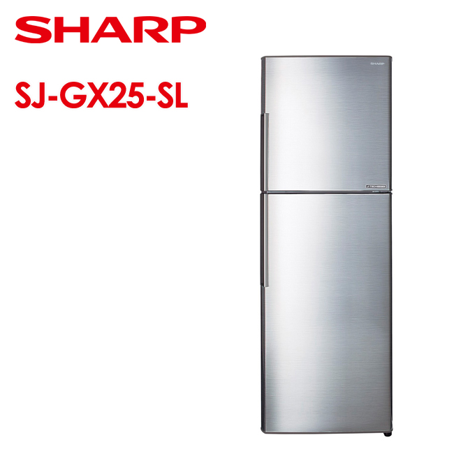 SHARP夏普253L一級能效雙門冰箱SJ-GX25-SL