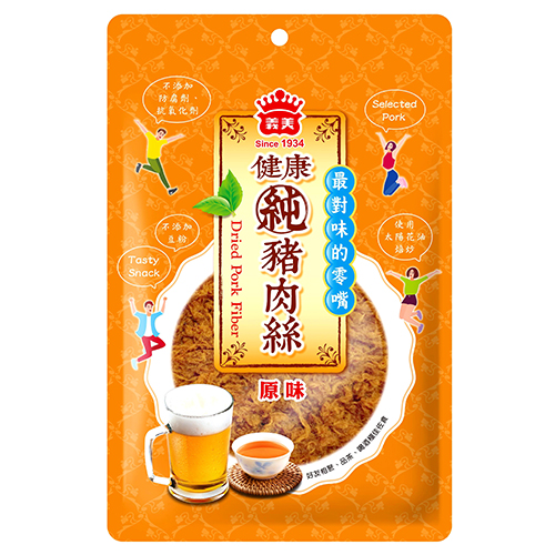 義美健康純豬肉絲-原味65g