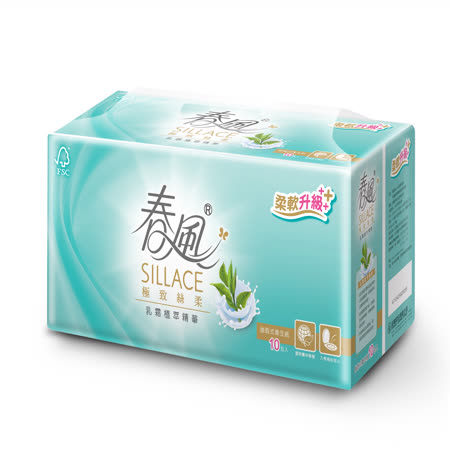 《春風》SILLACE乳霜植萃抽取衛生紙(110抽*10包*6串)/箱