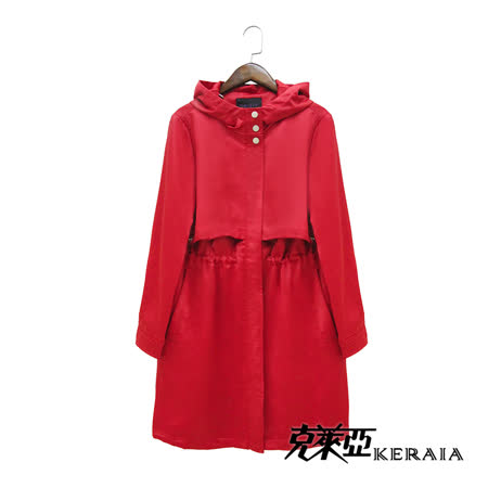 克萊亞KERAIA
光澤感滑面風衣長外套