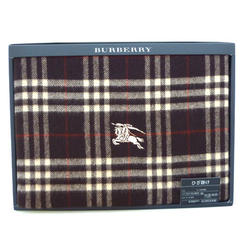 BURBERRY經典戰馬披巾禮盒_咖啡