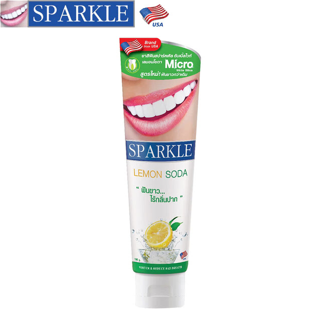【SPARKLE】檸檬蘇打專業亮白牙膏100G