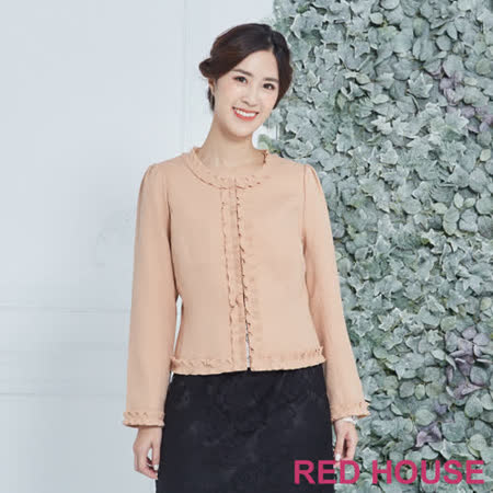 Red House 蕾赫斯
毛呢外套(粉嫩橘)