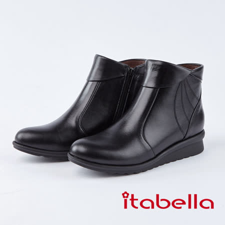 itabella
真皮革百搭短靴