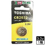 東芝 鈕扣電池 CR2032(1入卡)【愛買】