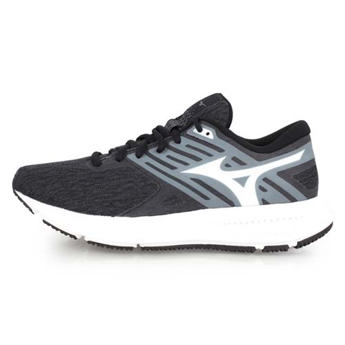(女) MIZUNO EZRUN LX2 慢跑鞋-路跑 美津濃 黑灰白