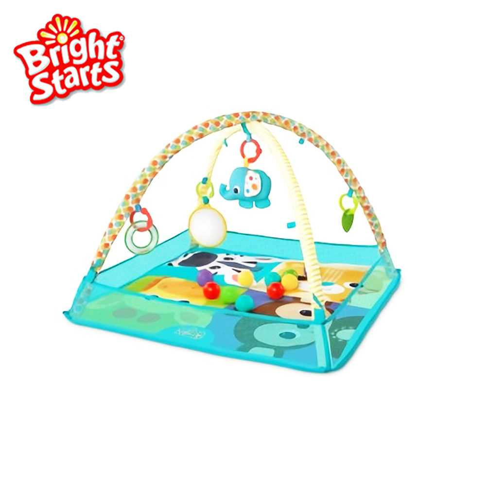 Kids II Bright Starts 動物樂園球池地墊