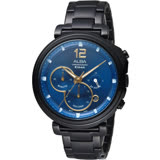 ALBA 雅柏 終極追殺計時腕錶(AT3E21X1)藍/43mm VD53-X321SD