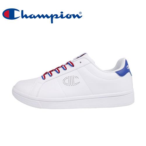 【Champion】CC Tennis II 多色鞋帶男休閒運動鞋-白藍(84-1210103)
