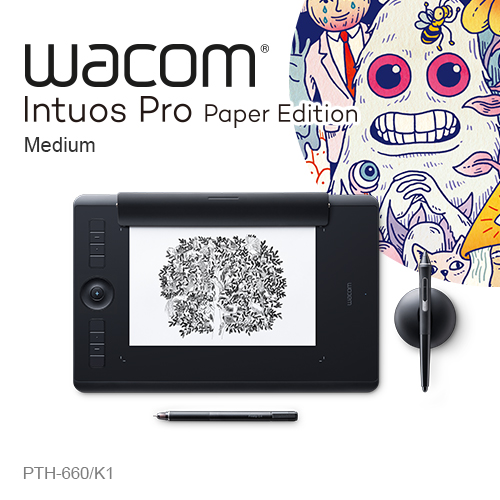 Wacom Intuos Pro medium Paper Edition 雙功能專業繪圖板