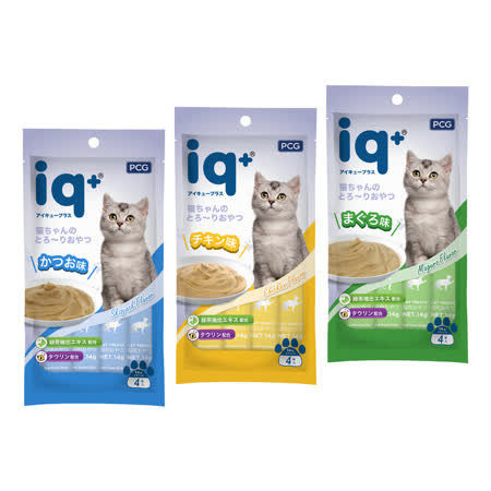 iq+貓咪樂泥棒(肉泥)
14g(4入)*3包