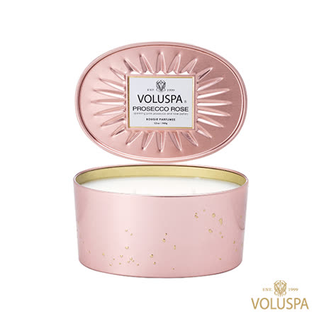 美國 VOLUSPA
玫瑰氣泡香氛禮盒340g