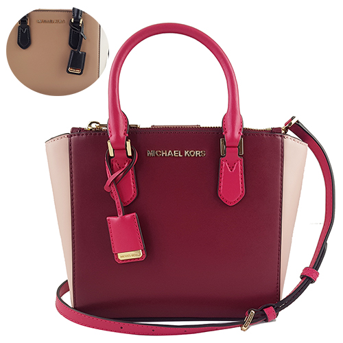 MICHAEL KORS 新款牛皮拼接蝙蝠包/兩用包 35T8GY7T1T