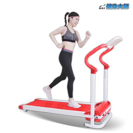 健身大師-超越平板免組裝心跳偵測電動跑步機