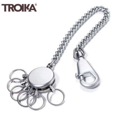 德國TROIKA PATENT CHAIN專利長鏈鑰匙圈KR10-60/MA