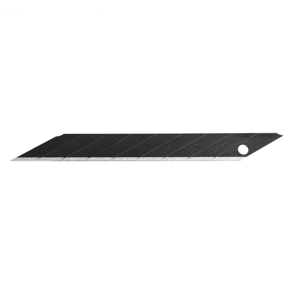 日本製造NT Cutter Premium 2A型美工刀用替刃BA15P(10片入,30°高碳鋼黑刃,刃厚0.38mm)