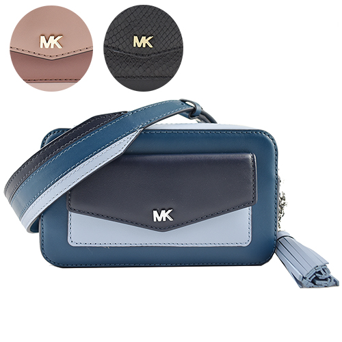 MICHAEL KORS 新款拼接皮革相機包