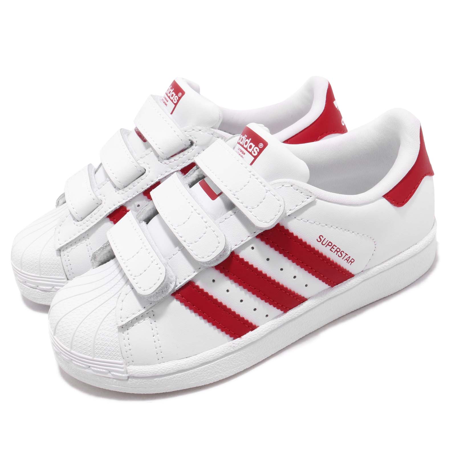 adidas 休閒鞋 Superstar CF 穿搭 童鞋 CG6622