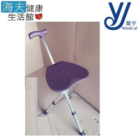 【晉宇 海夫】休閒 舒適 收合式 拐杖椅(JY-315)