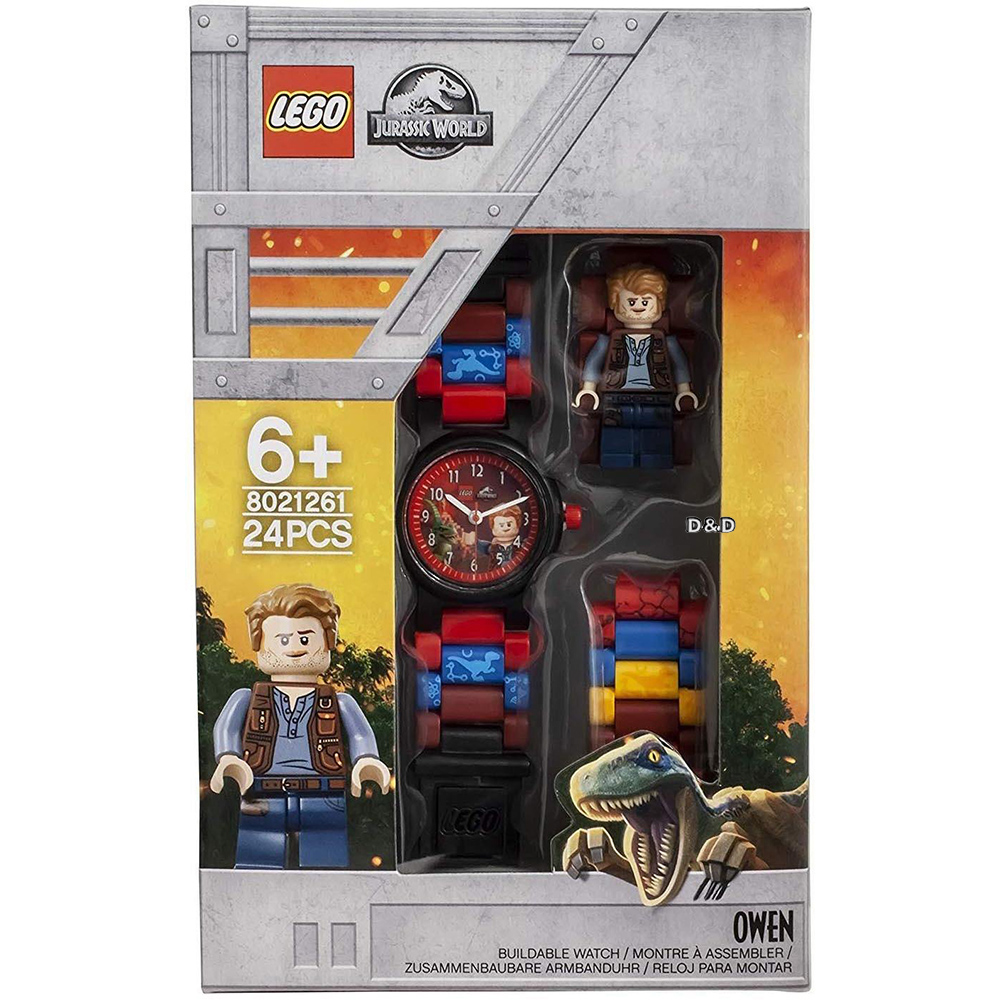【樂高積木 LEGO】兒童手錶 - 侏儸紀公園 歐文