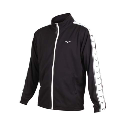 (男) MIZUNO 1906系列針織外套-立領外套 防曬 美津濃 黑白