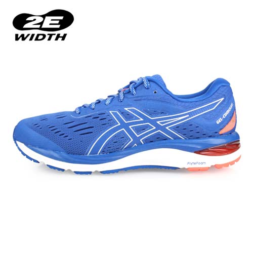 (男) ASICS GEL-CUMULUS 20 慢跑鞋-2E-寬楦 路跑 亞瑟士 藍螢光橘