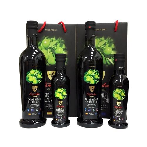 西班牙添得瑞 100%初榨冷壓(精選)頂級橄欖油 750ml*2+250ml*2