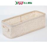 森 棉麻隙縫收納盒S3089-6(12x13x37cm)【愛買】
