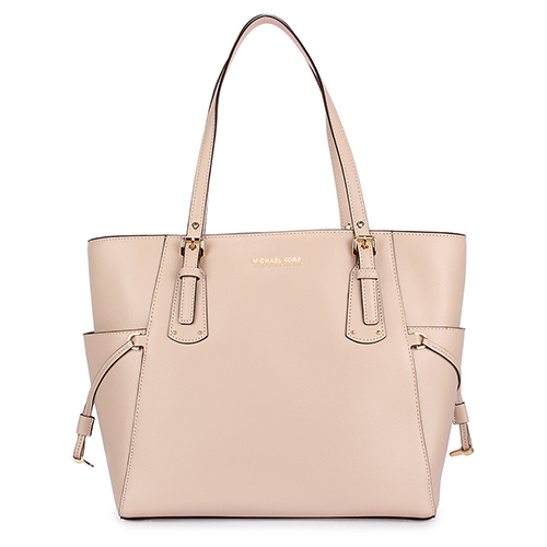 MICHAEL KORS Voyager 防刮皮革托特包-淺粉色