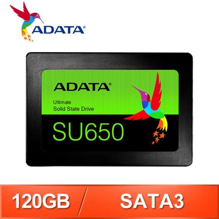ADATA 威剛 Ultimate SU650 120G 2.5吋 SATA SSD固態硬碟